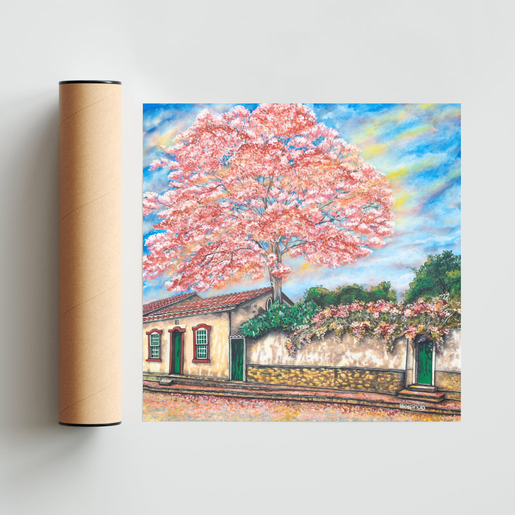 Lapacho Rosado - Cuadrado solo print