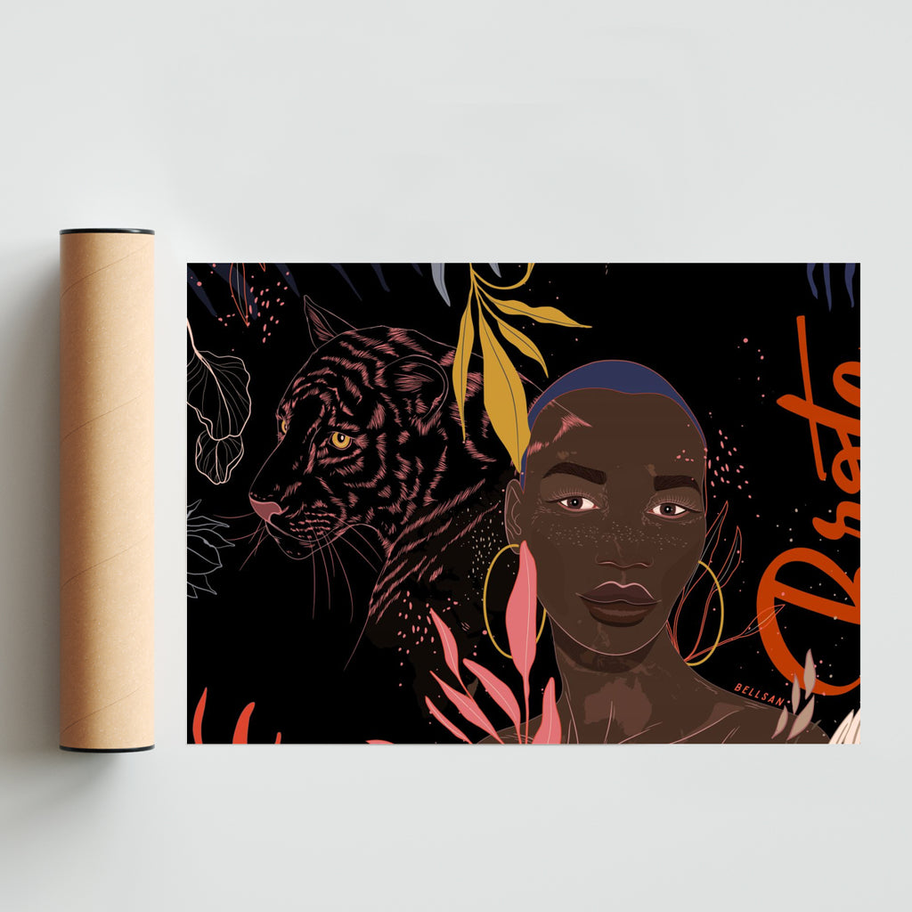África - Paisaje Solo print