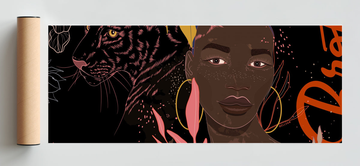 África - Pano H Solo print