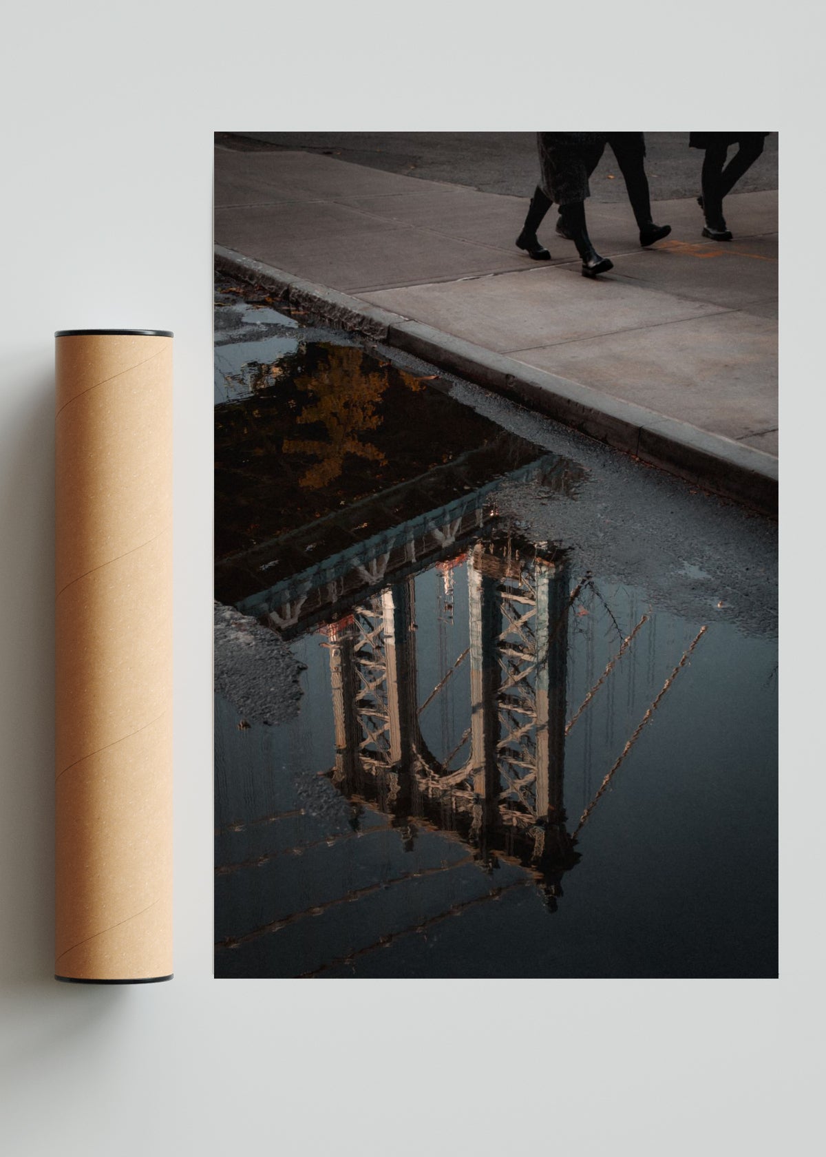 Manhattan Bridge, NY - FotoV Solo print