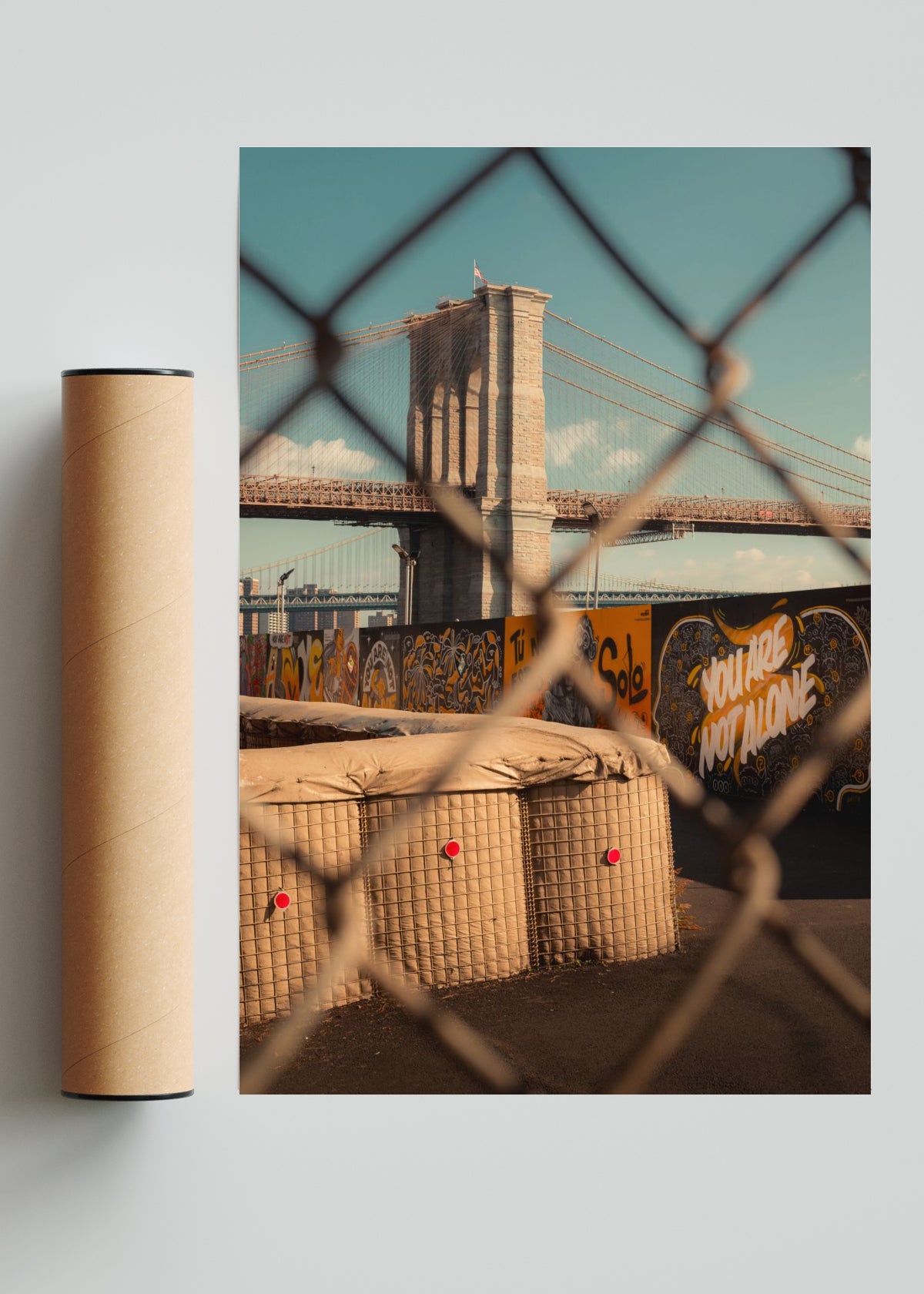 Brooklyn bridge, NY - FotoV Solo print