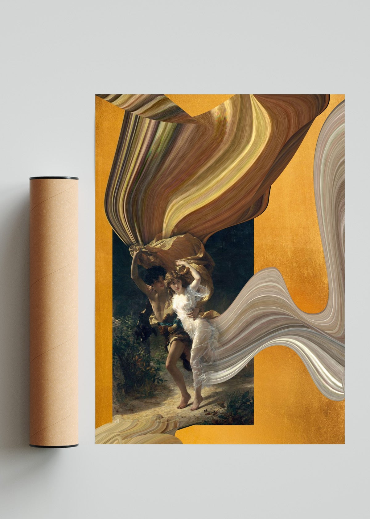 Appropriation – Lovers' Escape - Retrato solo print