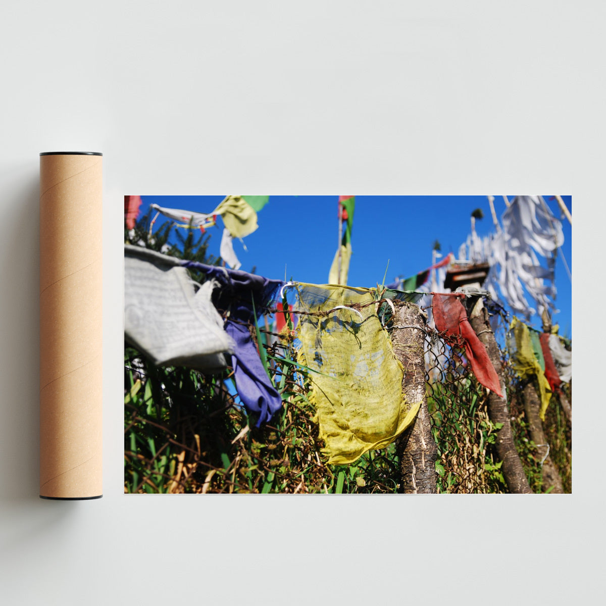 Banderas de rezo tibetanas - FotoH solo print