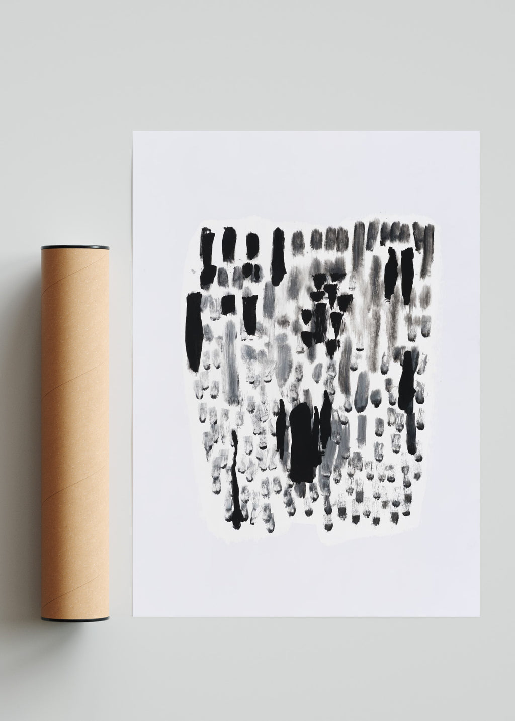 African abstraction #1 - Retrato solo print