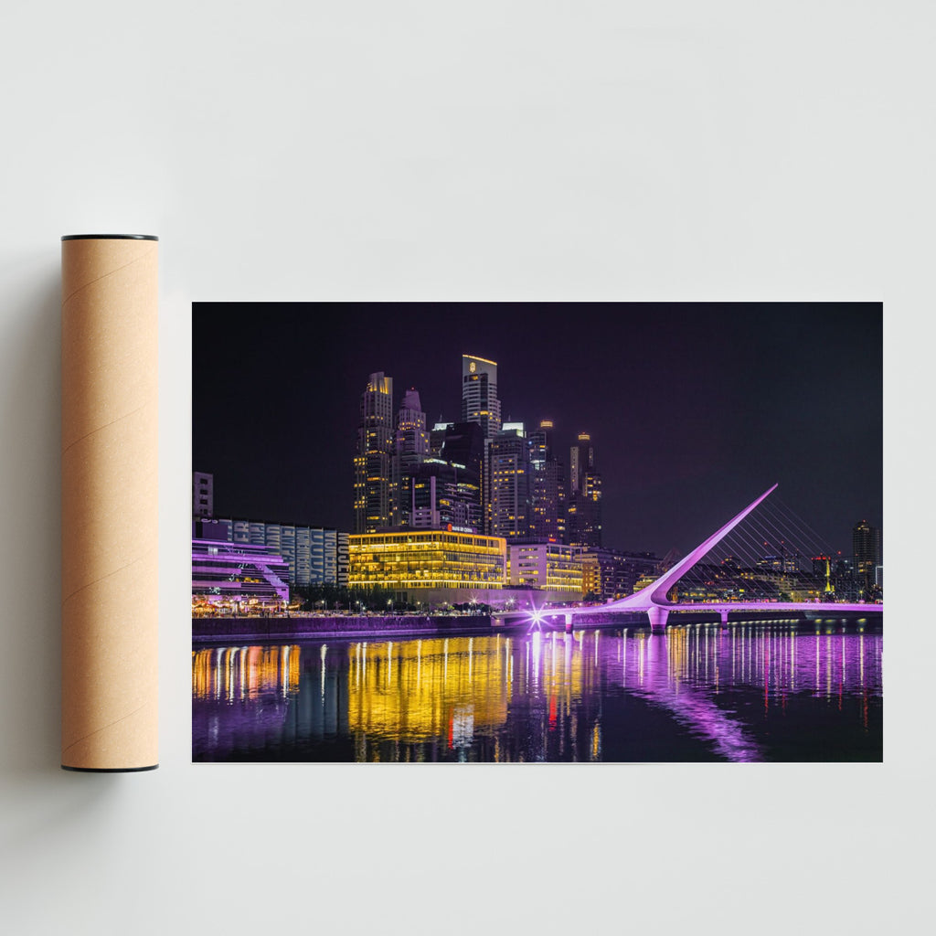 Puerto Madero Night - FotoH solo print