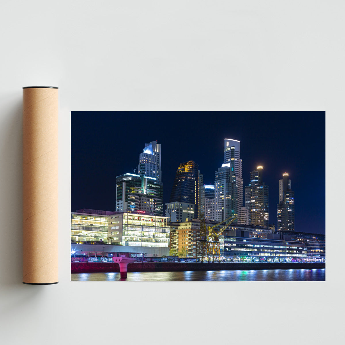 Puerto Madero Night - FotoH solo print