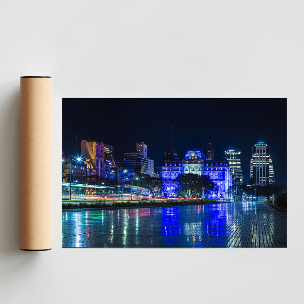 Luces de ciudad - FotoH solo print