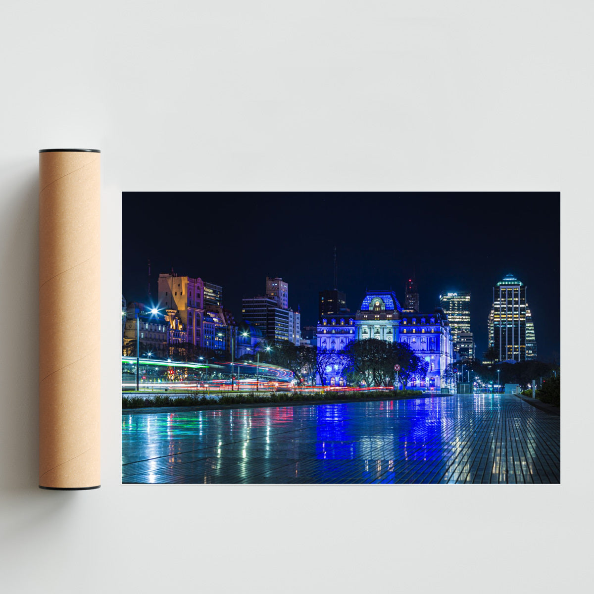 Luces de ciudad - FotoH solo print