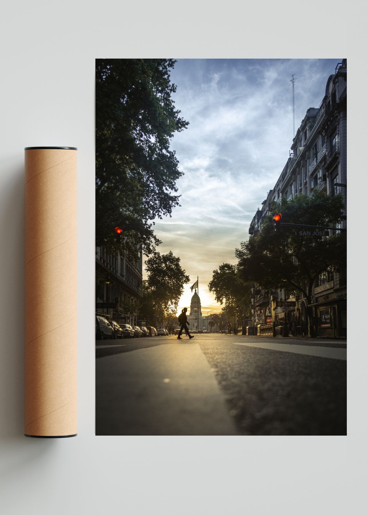 Avenida de Mayo - FotoV Solo print