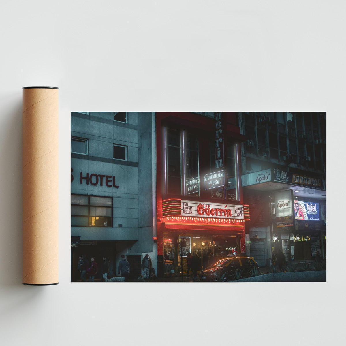 Luces de pizza - FotoH solo print
