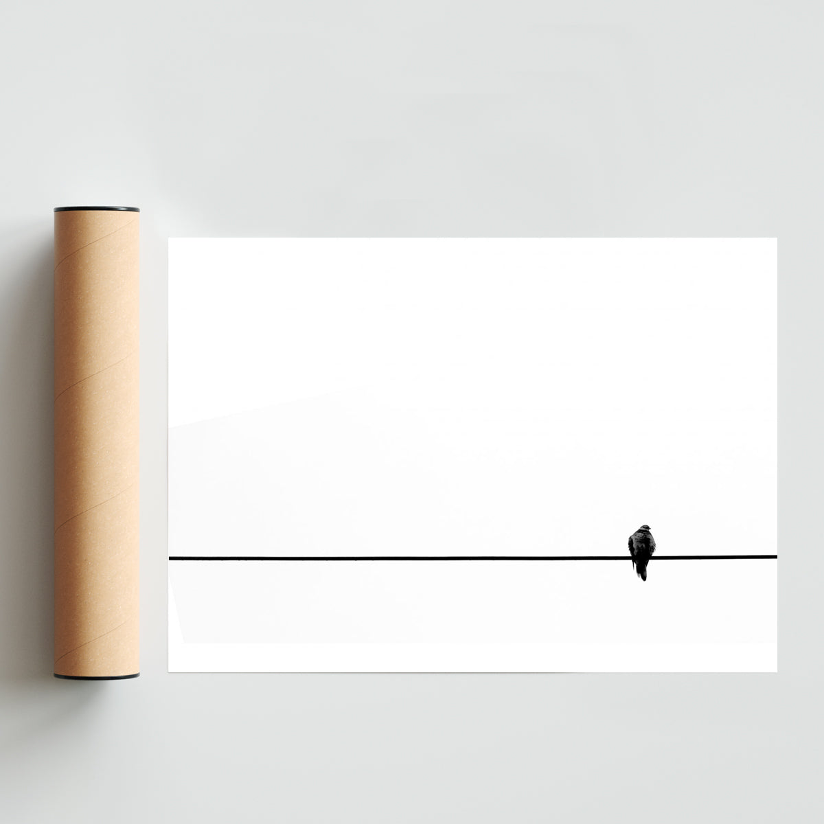 Uno (abajo) - Paisaje Solo print