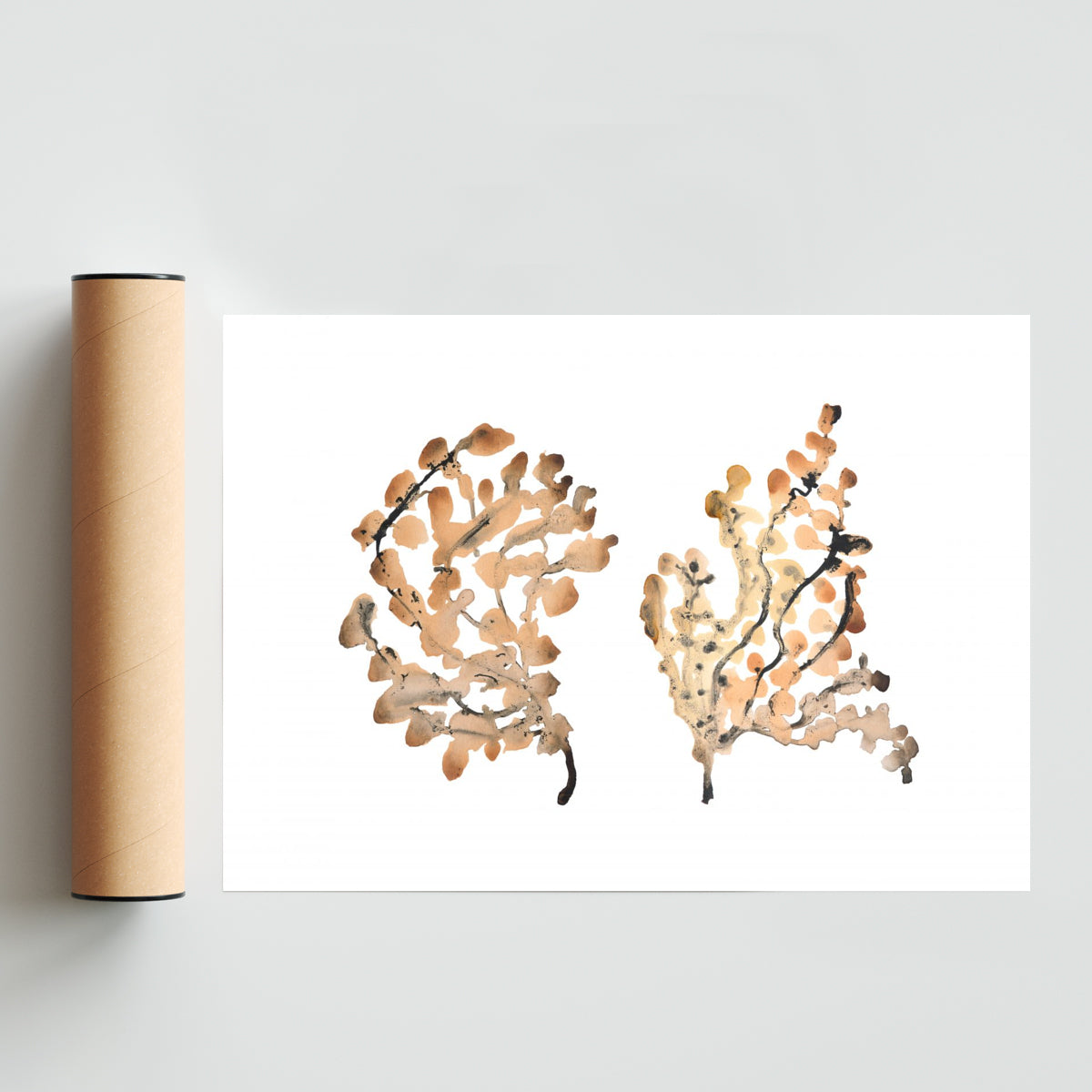 HOJAS DE OTOÑO 5 - Paisaje Solo print