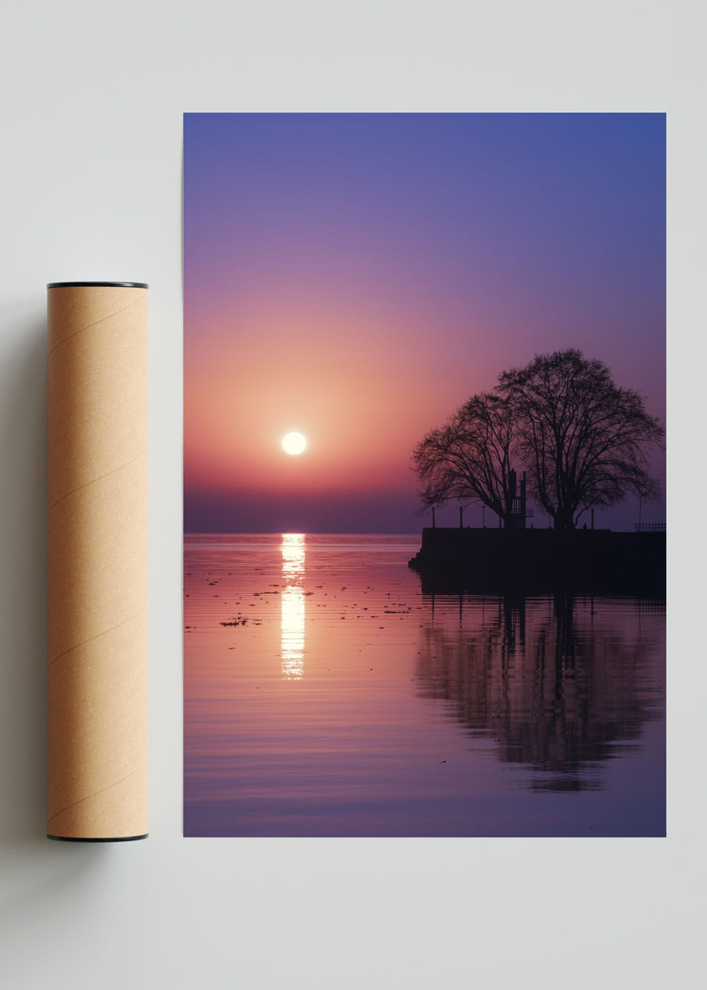Violet sunrise - FotoV Solo print
