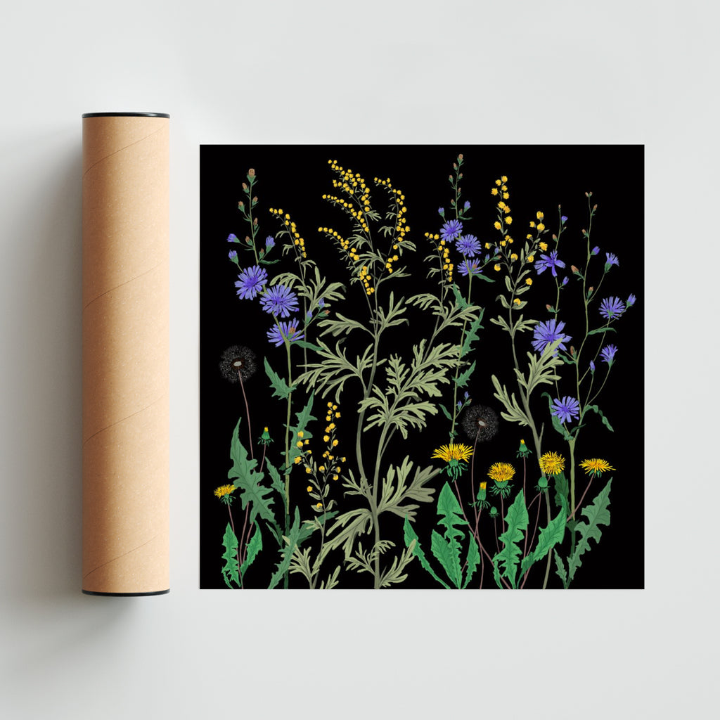 Plantas Cosmopolitas - Cuadrado solo print