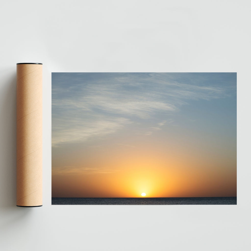 Sunrise - Paisaje Solo print