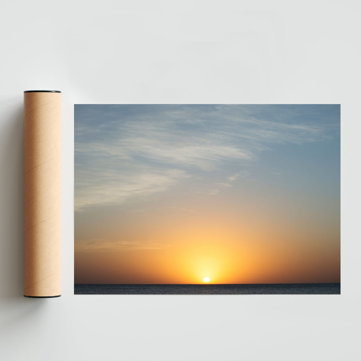 Sunrise - Paisaje Solo print