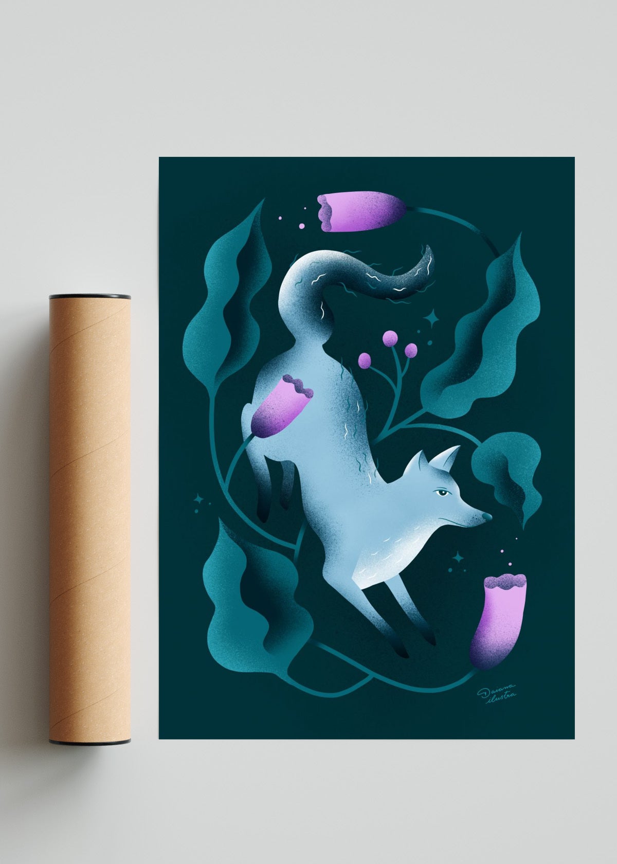 El Zorro - Retrato solo print