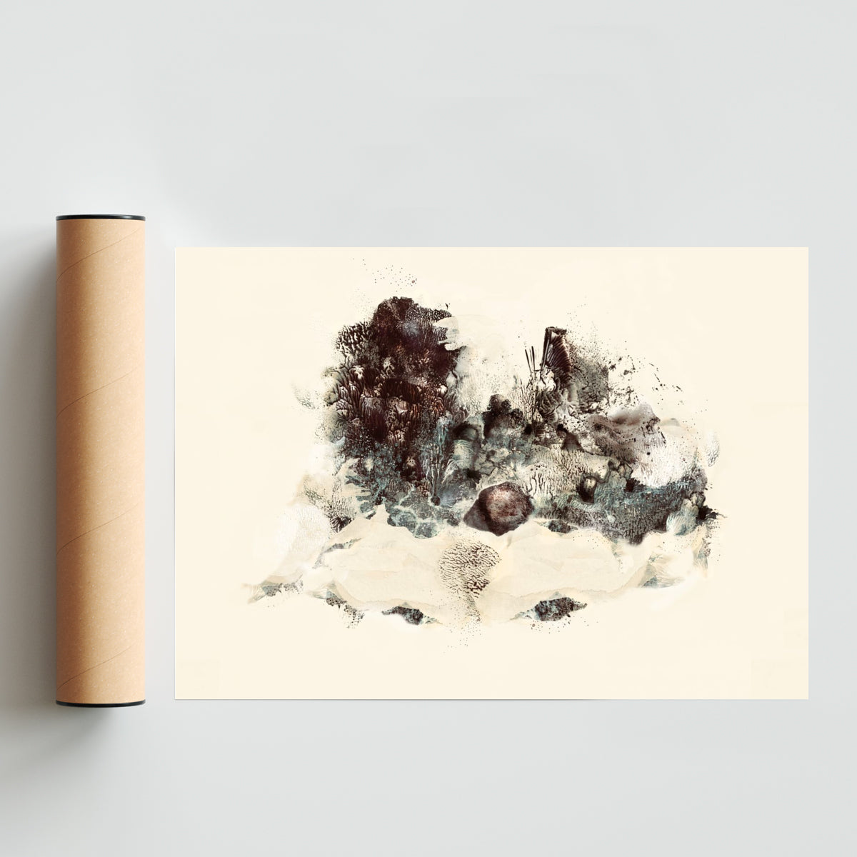 Mundo onírico - Paisaje Solo print