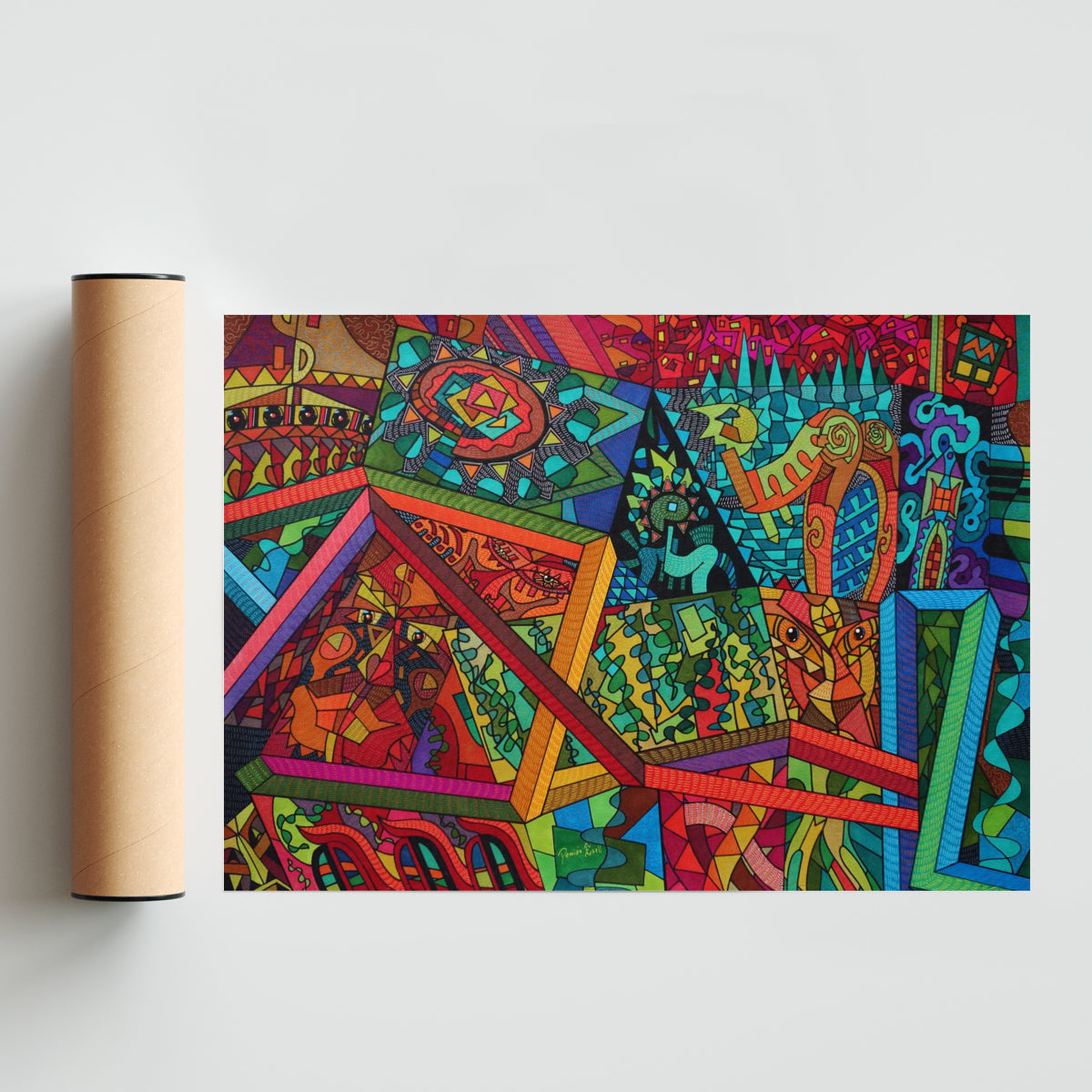 Ventanas a mundos paralelos - Paisaje Solo print