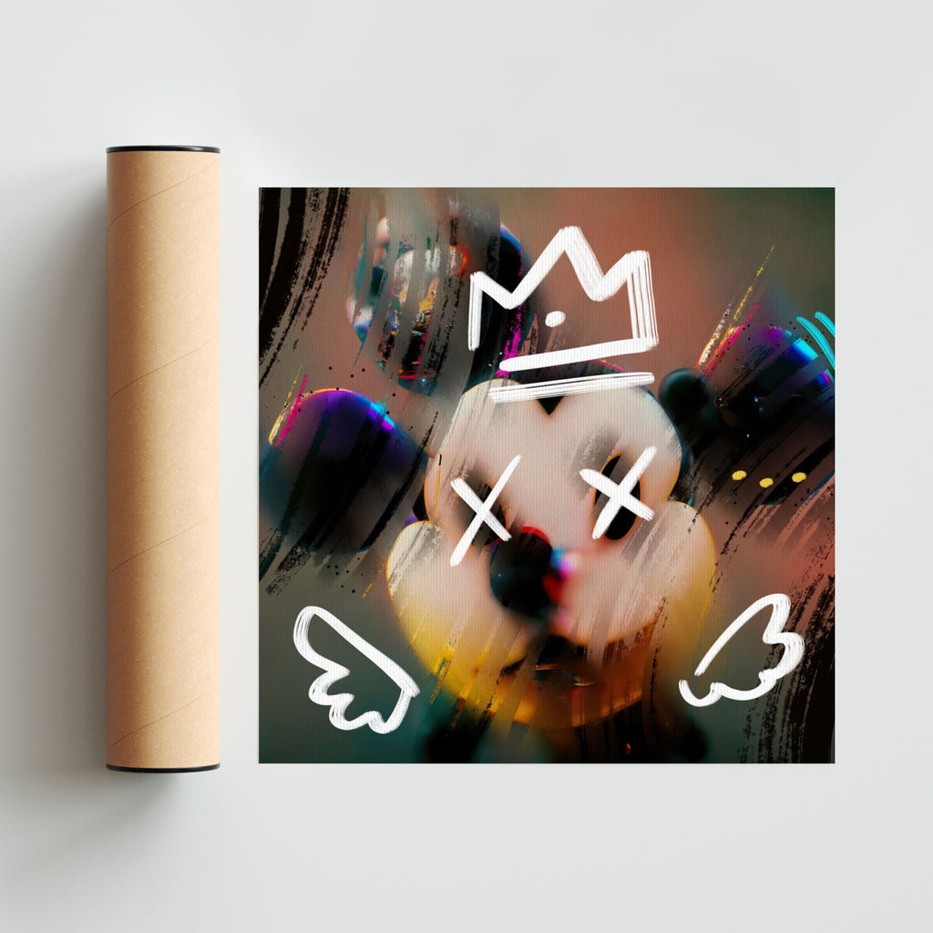 The Trippy Mouse - #5 - Cuadrado solo print