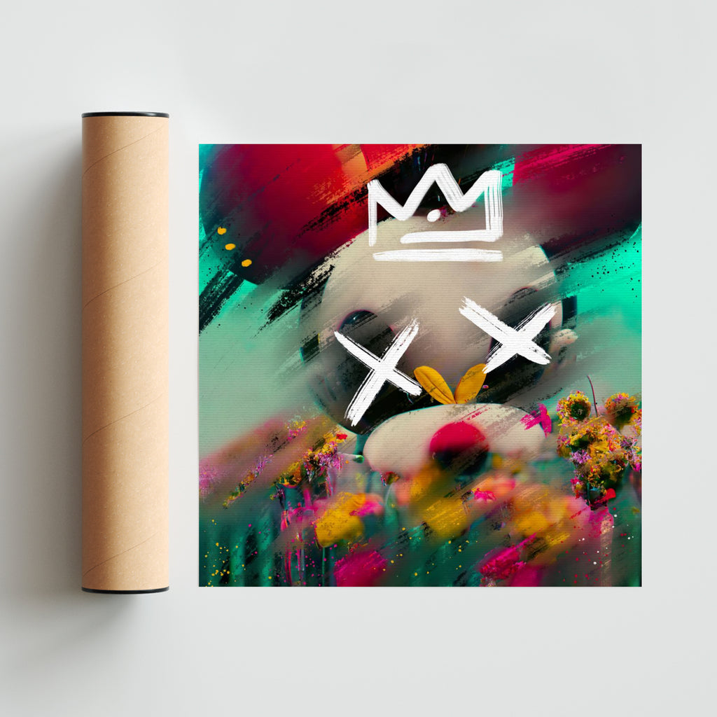 The Trippy Mouse - #8 - Cuadrado solo print