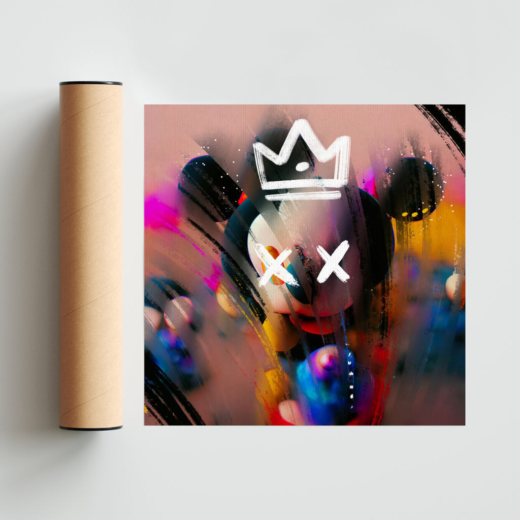 The Trippy Mouse - #9 - Cuadrado solo print