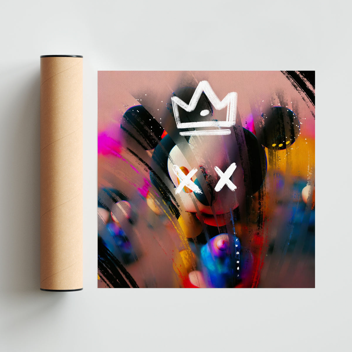 The Trippy Mouse - #9 - Cuadrado solo print