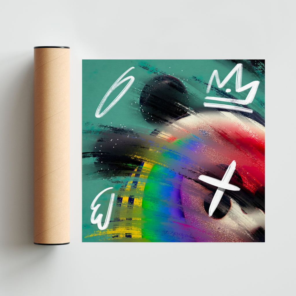 The Trippy Mouse - #10 - Cuadrado solo print