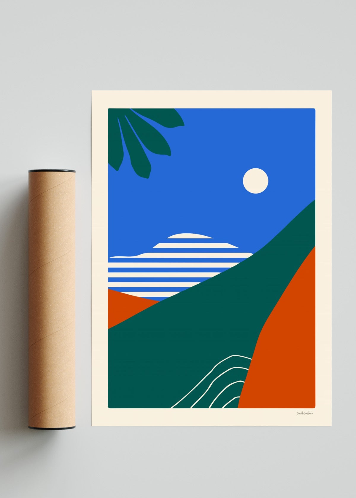 SUNSET OF DREAMERS - Retrato solo print