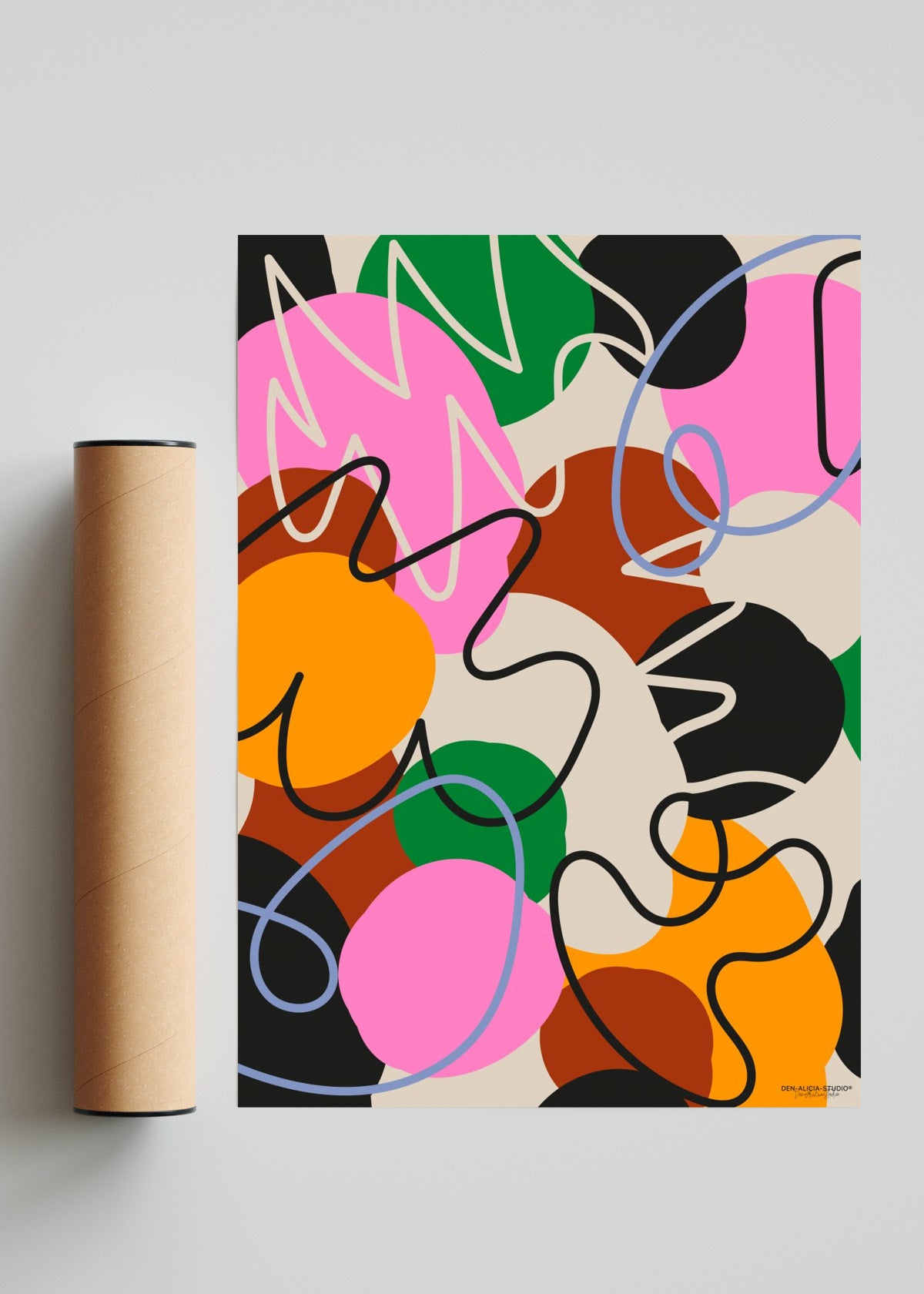 DOODLES - Retrato solo print