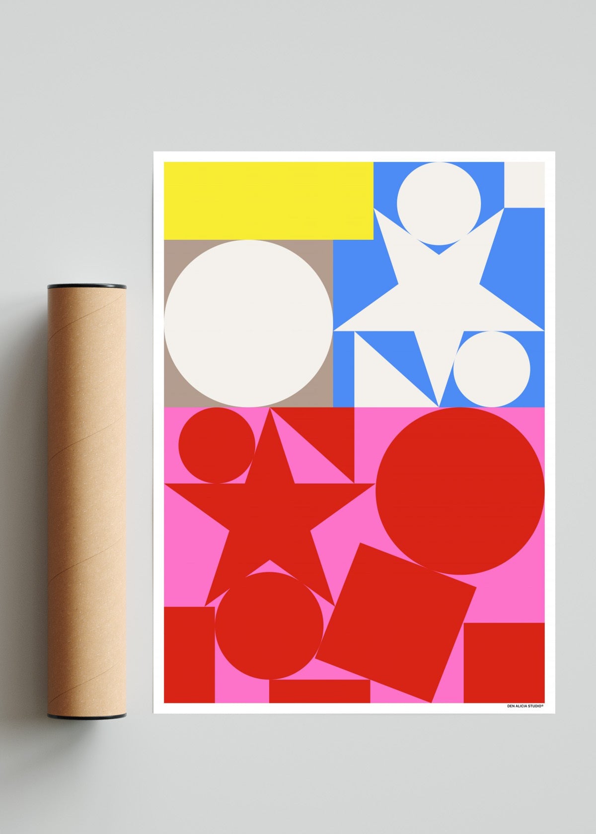 FORMAS & COLORES 01 - Retrato solo print