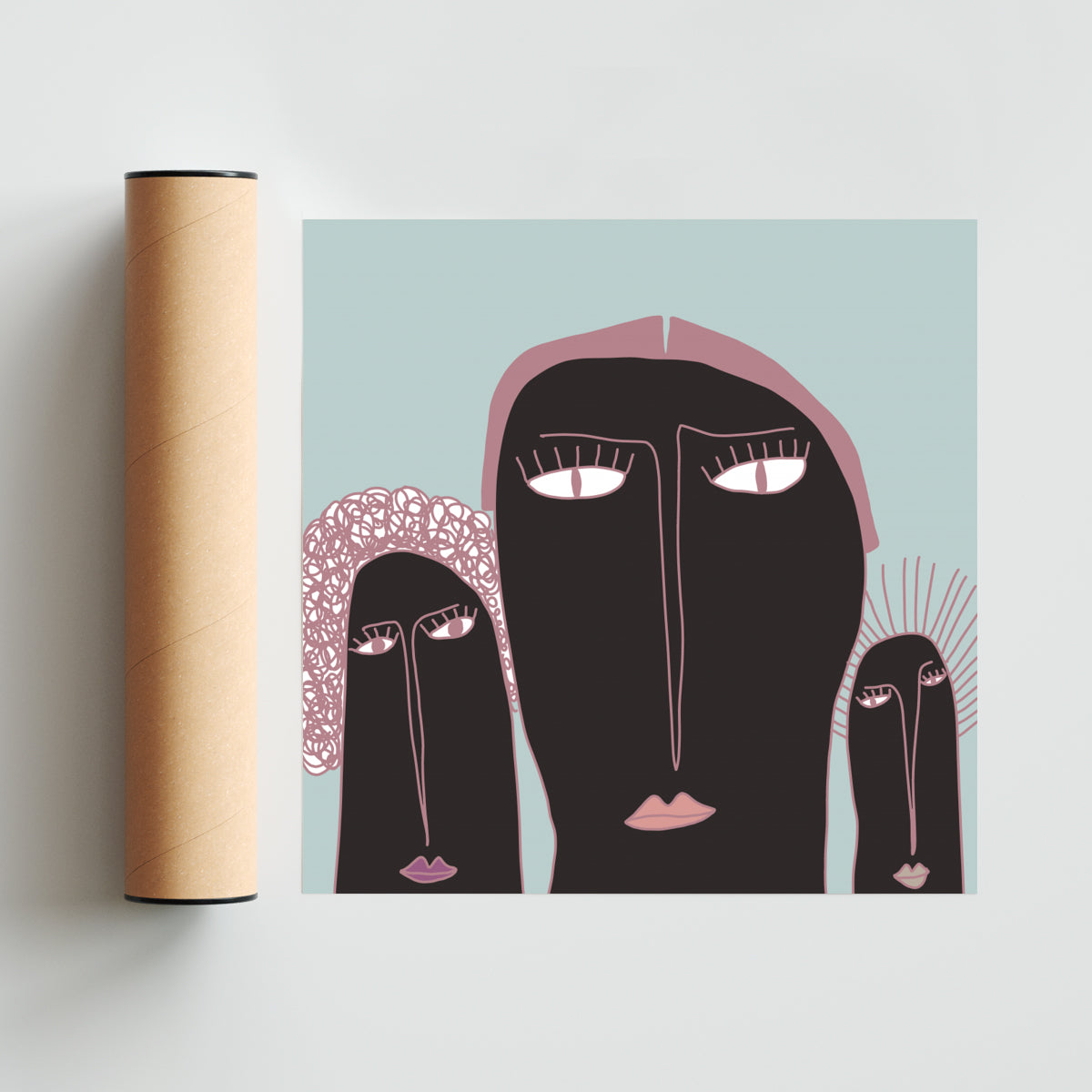 HERMANAS - Cuadrado solo print