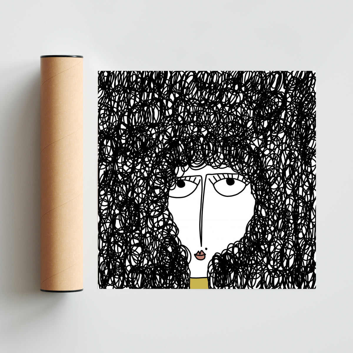 PELO - Cuadrado solo print