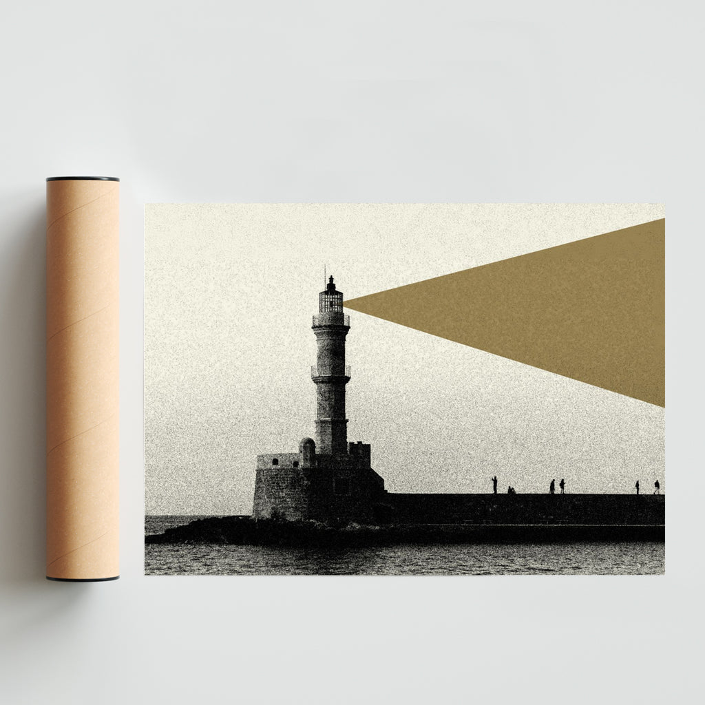 Faro Vintage 01 - Paisaje Solo print