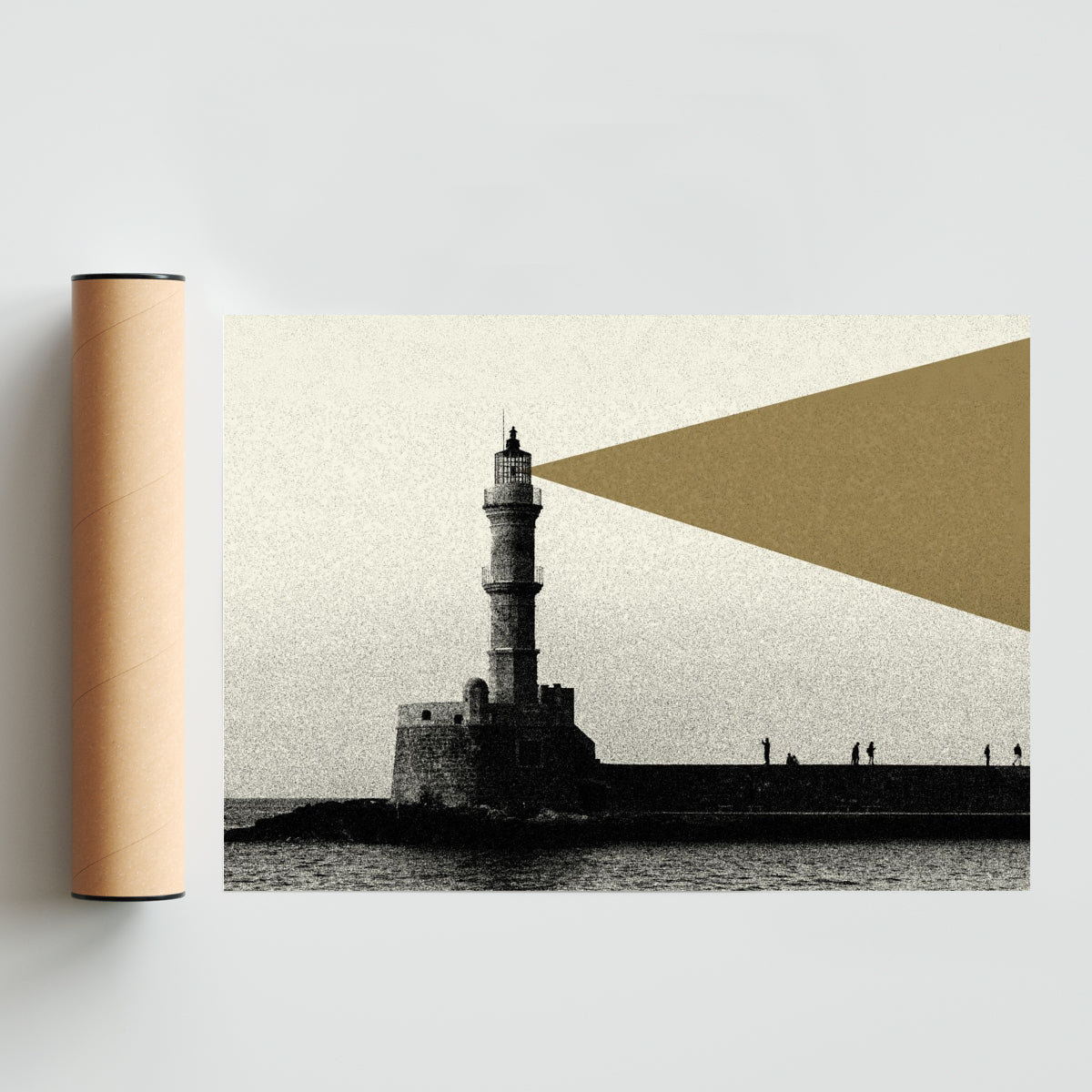 Faro Vintage 01 - Paisaje Solo print