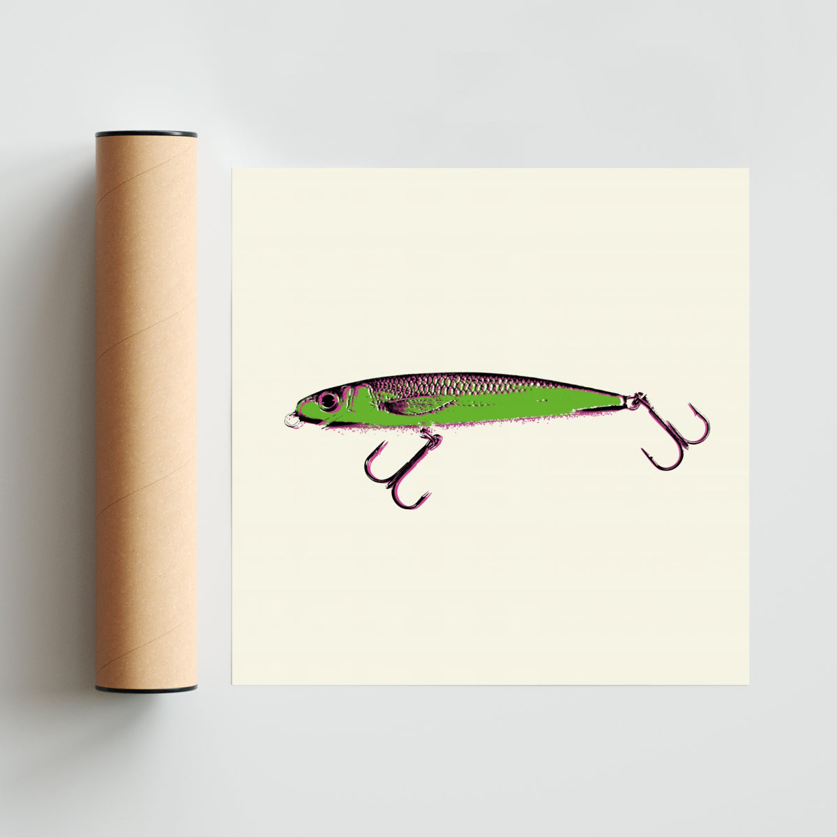 Serie de anzuelos tricolor #2 - Cuadrado solo print