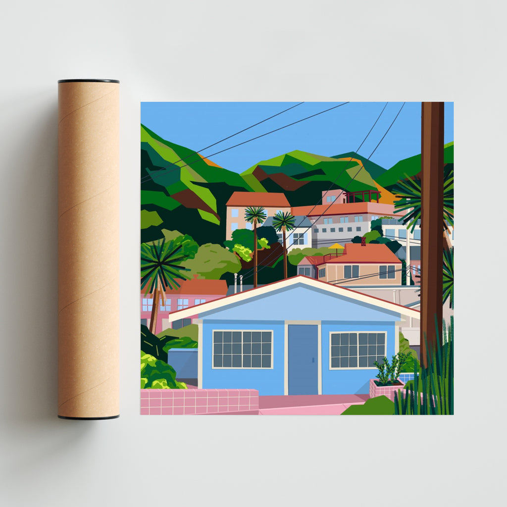 Santa Catalina - Cuadrado solo print