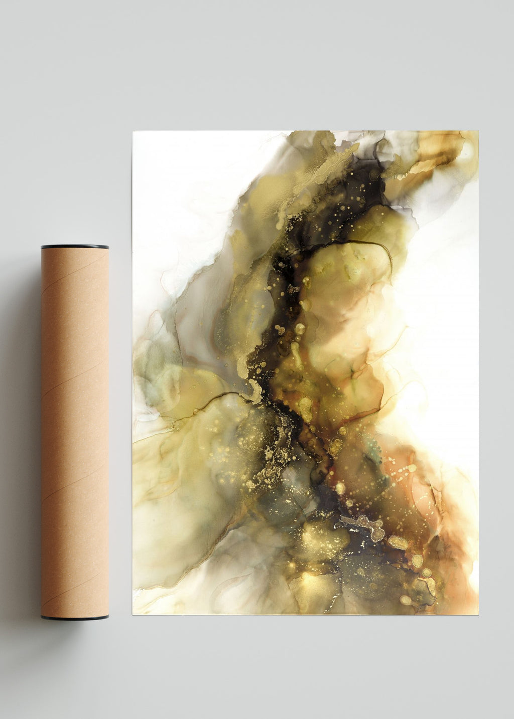 Golden Dust - Retrato solo print
