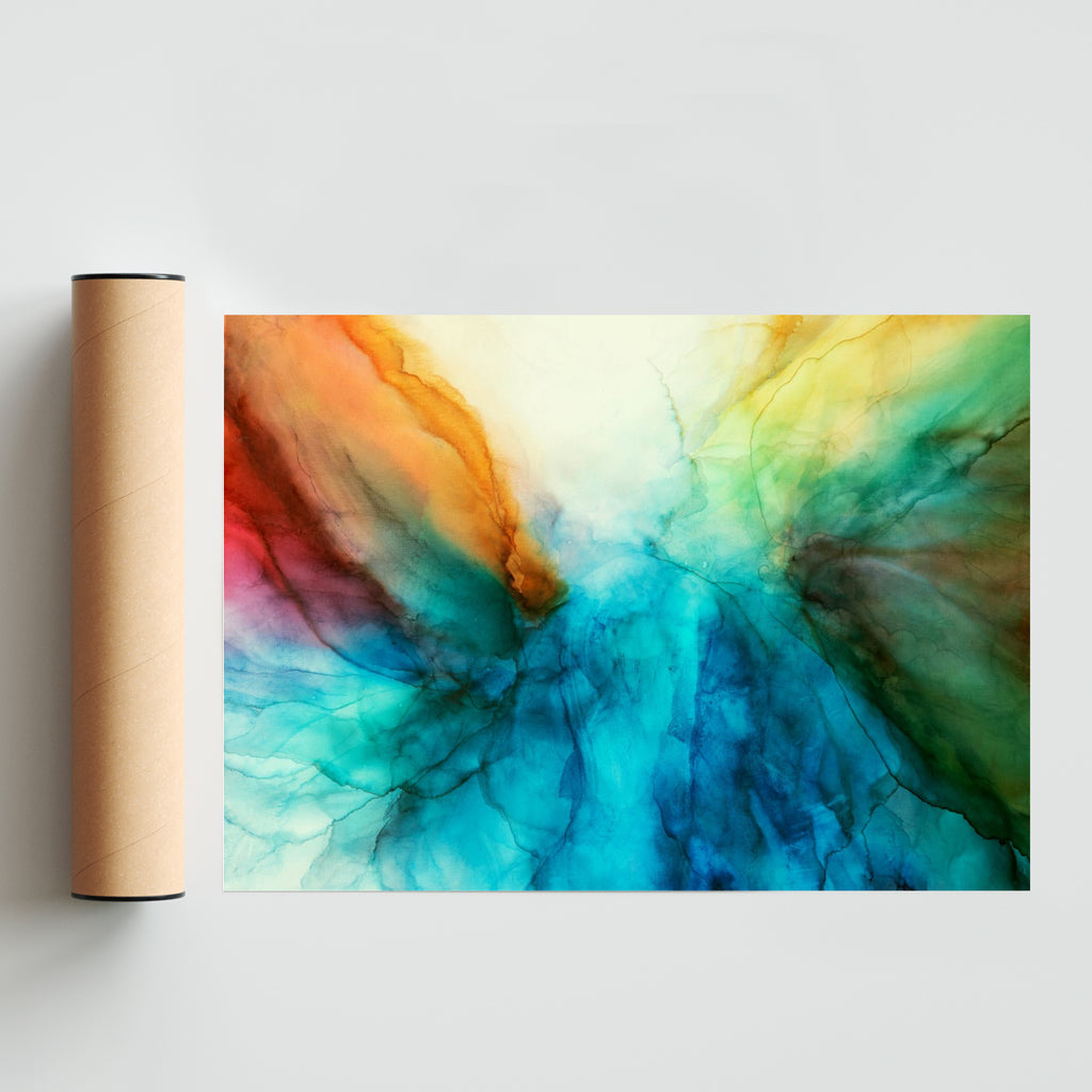Te espero en el Arco Iris - Paisaje Solo print