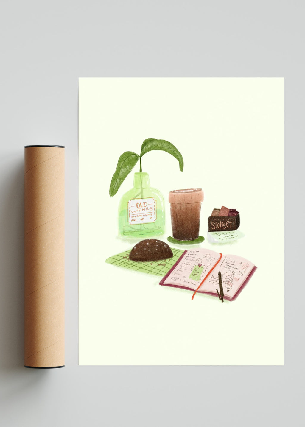 Old Wishes - Retrato solo print
