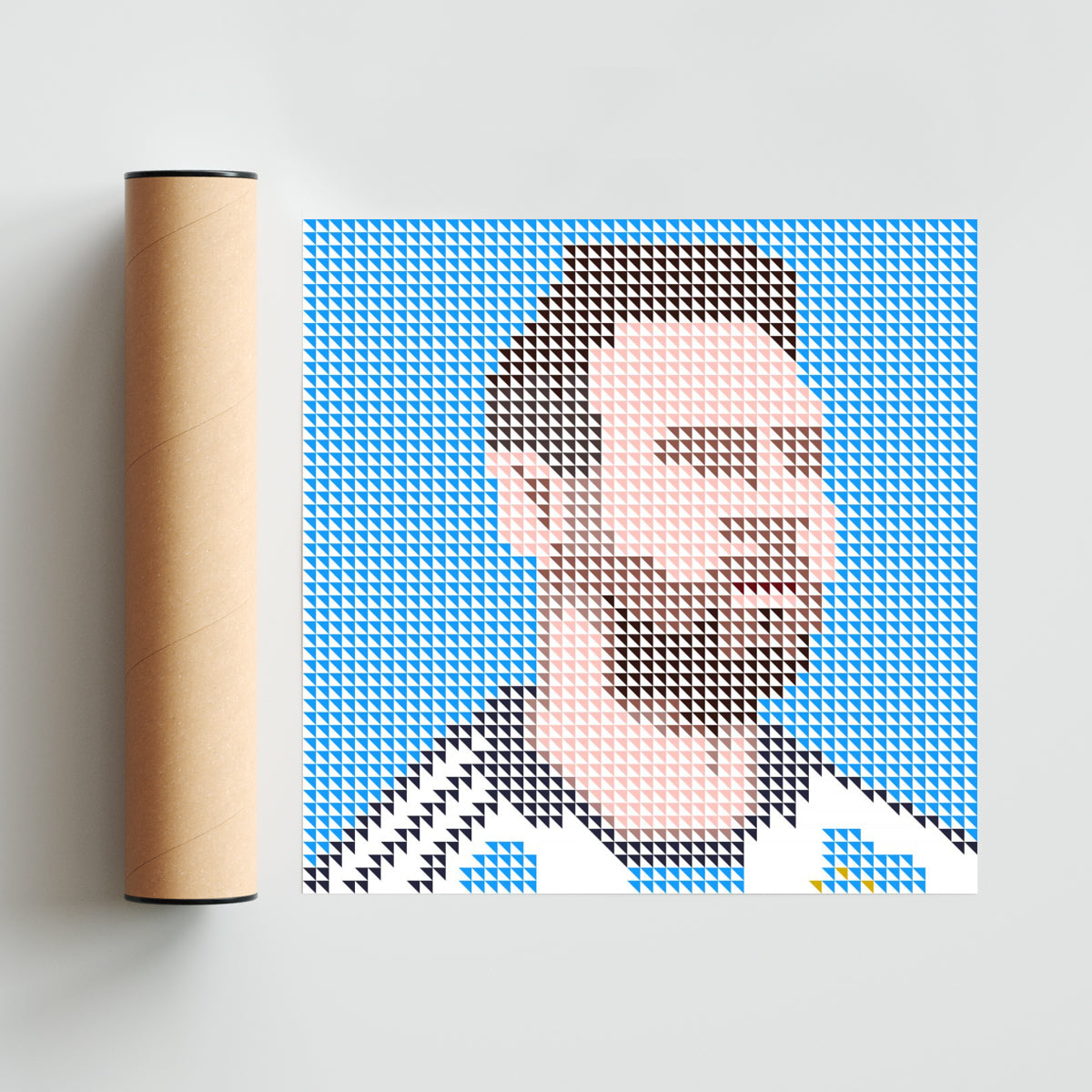 Lio Messi - Cuadrado solo print