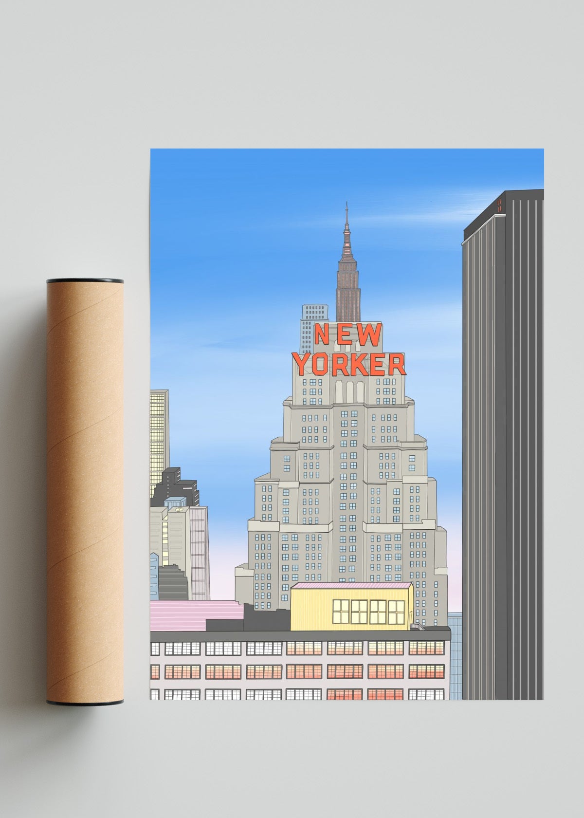 New Yorker - Retrato solo print
