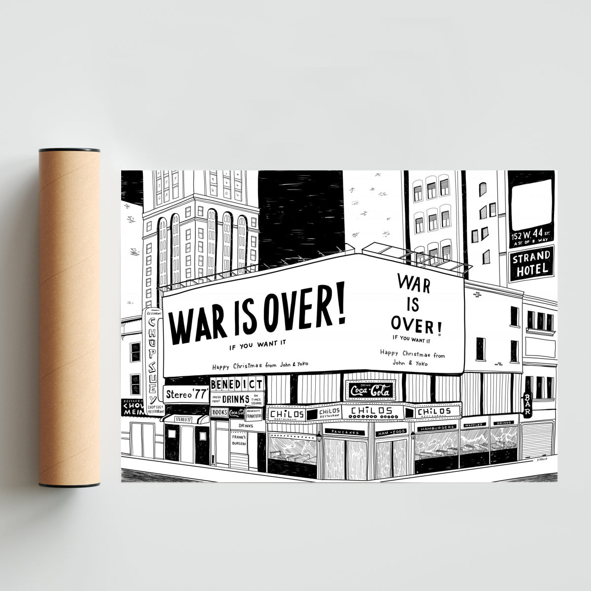 War is Over - Paisaje Solo print