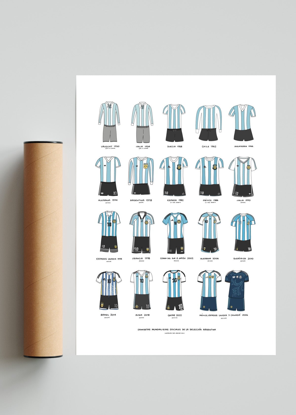 CAMISETAS MUNDIALISTAS - Retrato solo print