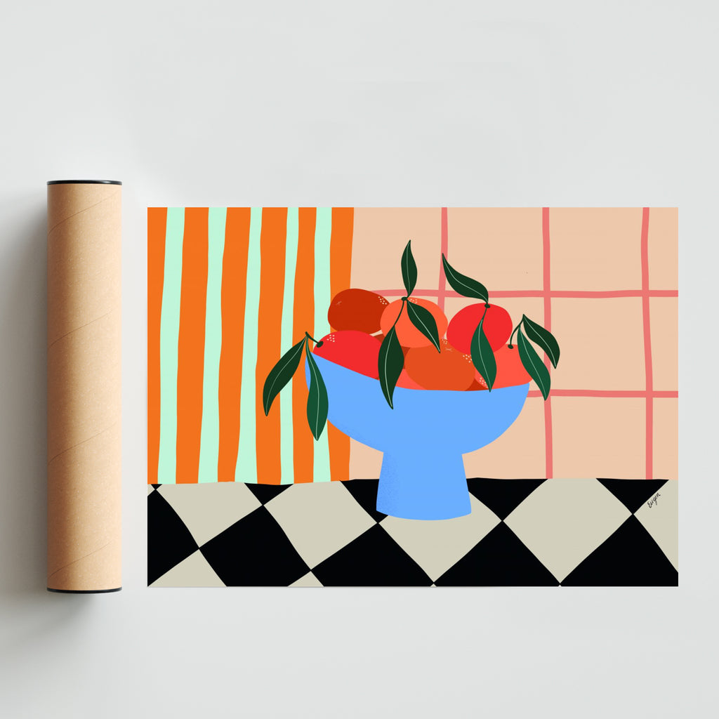 Clementinas - Paisaje Solo print