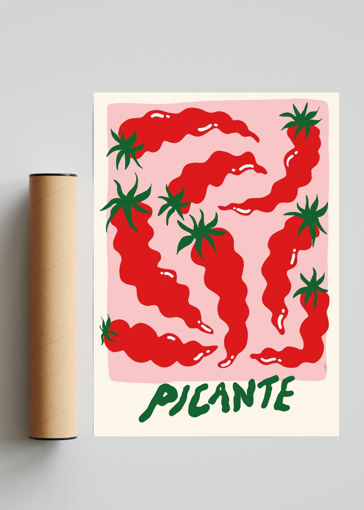 Picante - Retrato solo print