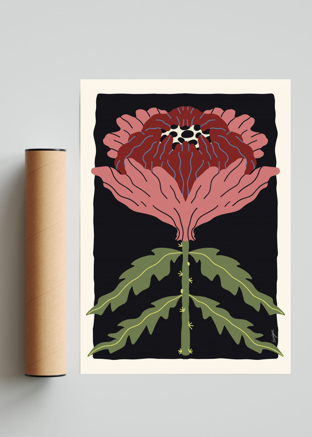 Flora Sensorial 3 - Retrato solo print