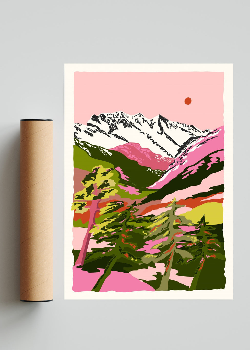 Montaña 1 - Retrato solo print