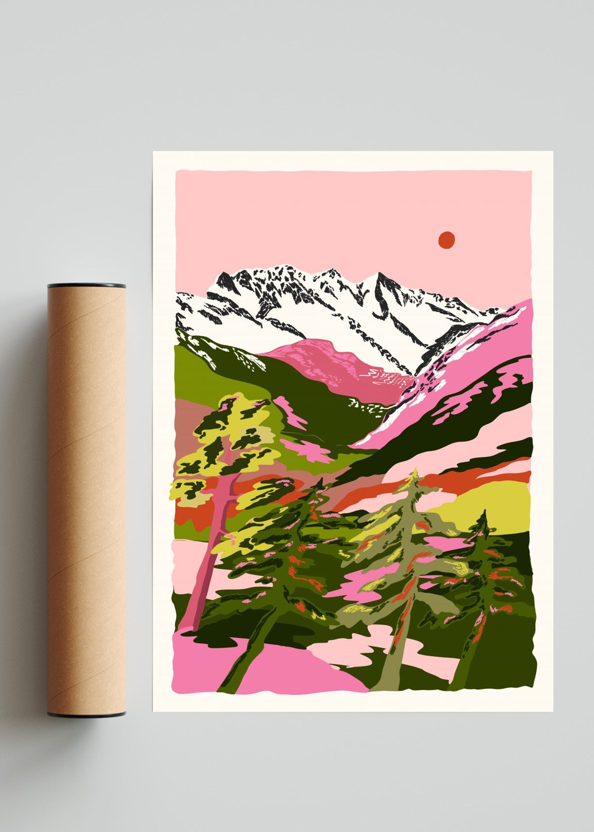 Montaña 1 - Retrato solo print