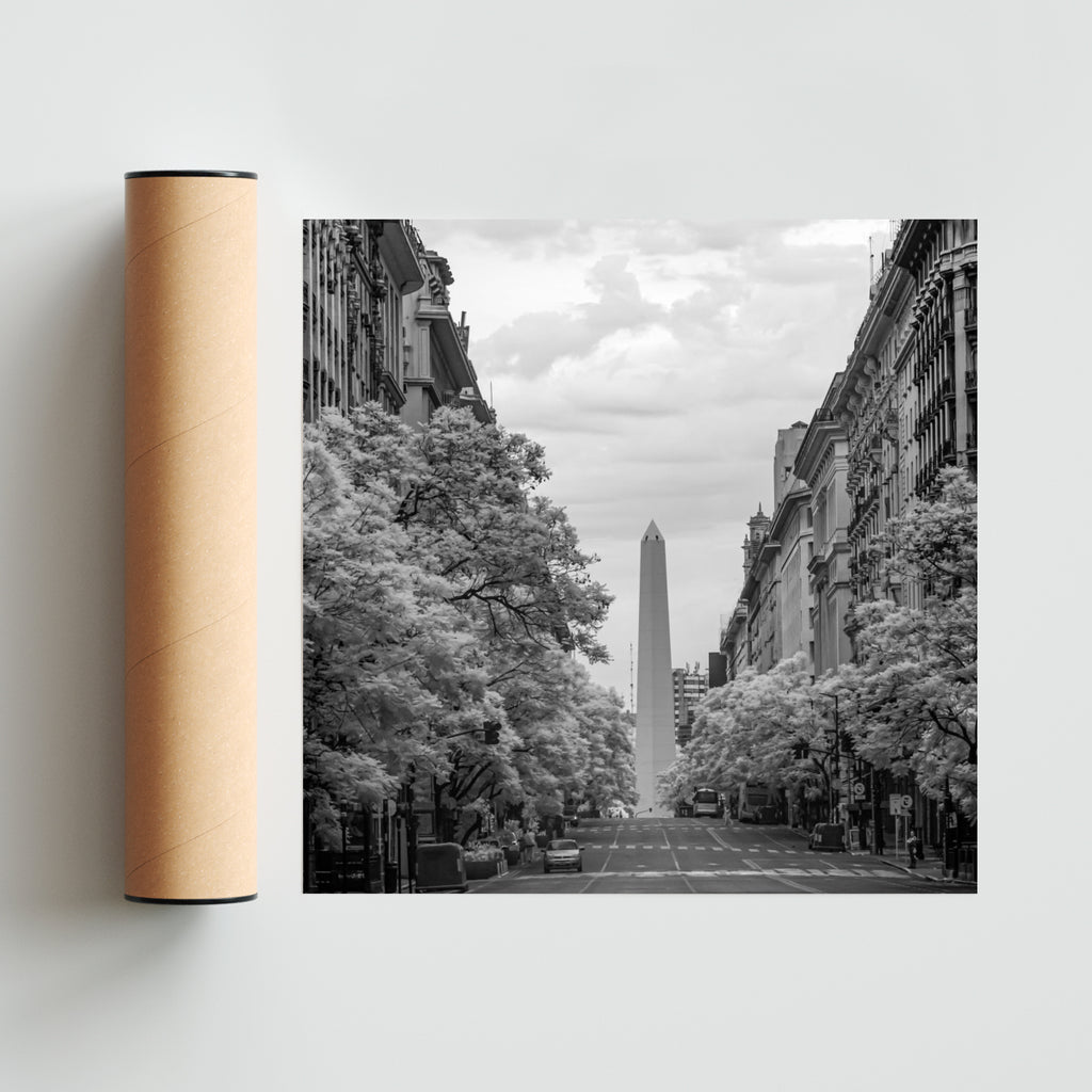 Obelisco - Cuadrado solo print